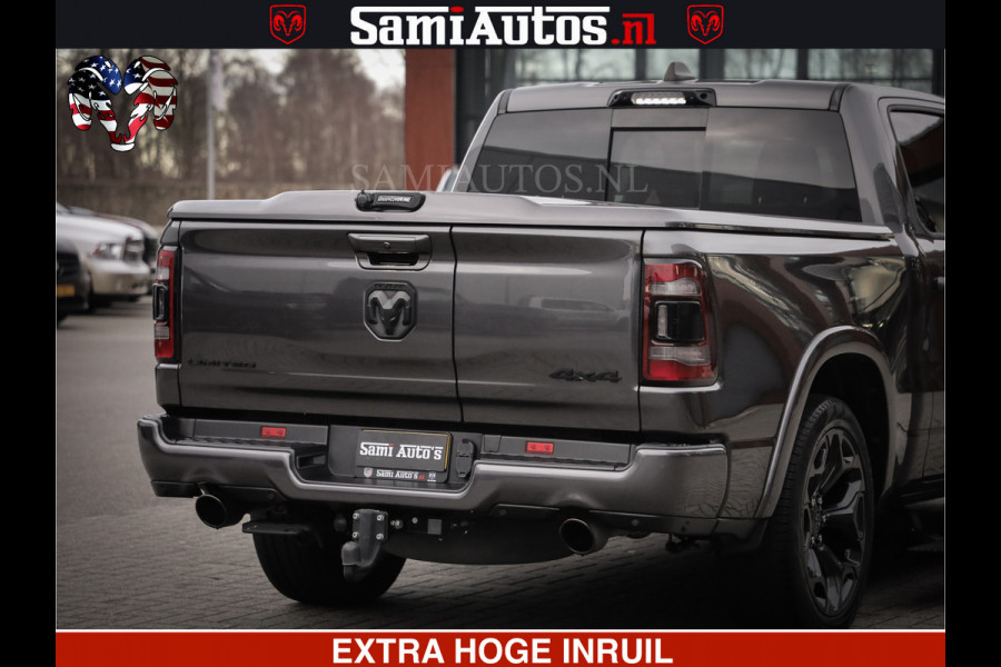 Dodge Ram 1500 LIMITED SPORT | 5.7 V8 HEMI 402PK | MEEST VOLLE LIMITED | PRACHTIGE KLEUR GRANITE CRYSTAL PEARL | CREW CAB | DUBBELE CABINE DC 5 PERSOONS | CREW CAB 5 PERSOONS | DUBBELE CABINE DC | MEEST ROYALE EN COMFORTABELE BEDRIJFSAUTO | HEAD-UP | LUCHTVERING | RONDOM CAMERA | MWK KLEP | PANORAMA DAK |