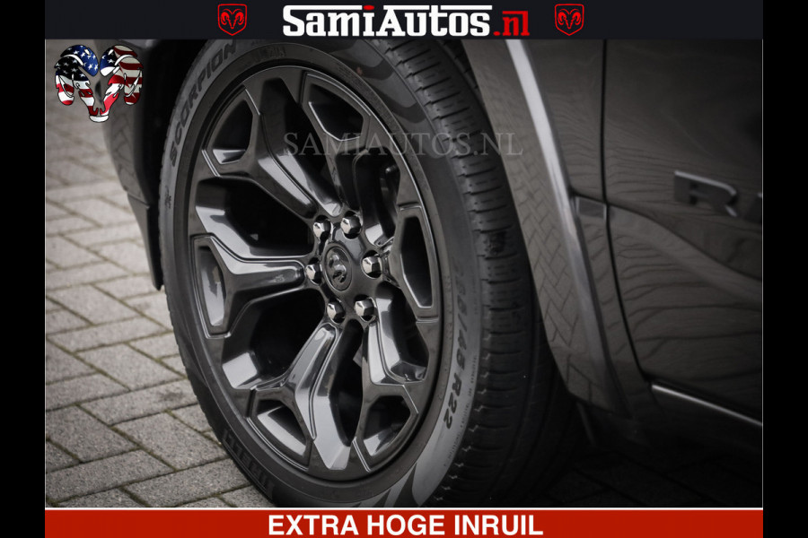 Dodge Ram 1500 LIMITED SPORT | 5.7 V8 HEMI 402PK | MEEST VOLLE LIMITED | PRACHTIGE KLEUR GRANITE CRYSTAL PEARL | CREW CAB | DUBBELE CABINE DC 5 PERSOONS | CREW CAB 5 PERSOONS | DUBBELE CABINE DC | MEEST ROYALE EN COMFORTABELE BEDRIJFSAUTO | HEAD-UP | LUCHTVERING | RONDOM CAMERA | MWK KLEP | PANORAMA DAK |