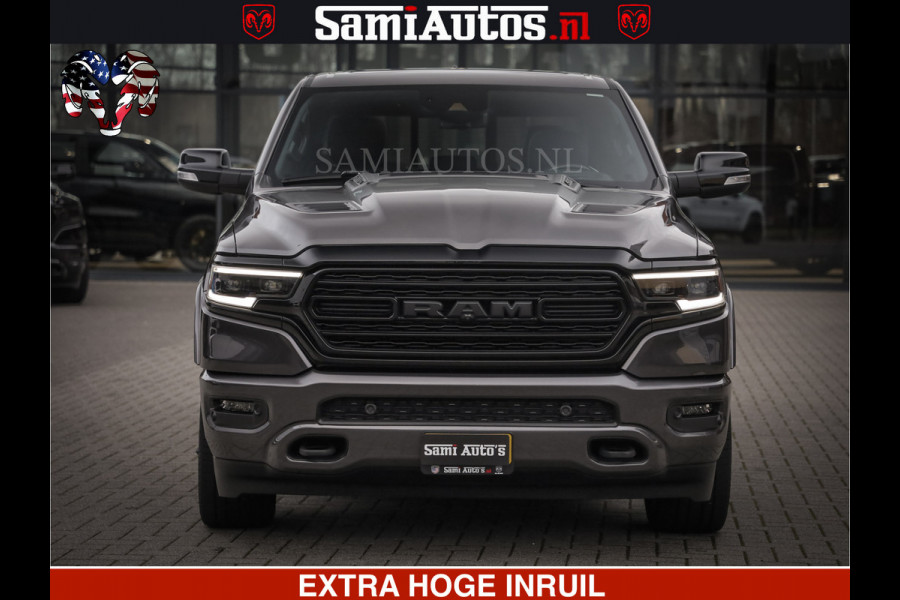 Dodge Ram 1500 LIMITED SPORT | 5.7 V8 HEMI 402PK | MEEST VOLLE LIMITED | PRACHTIGE KLEUR GRANITE CRYSTAL PEARL | CREW CAB | DUBBELE CABINE DC 5 PERSOONS | CREW CAB 5 PERSOONS | DUBBELE CABINE DC | MEEST ROYALE EN COMFORTABELE BEDRIJFSAUTO | HEAD-UP | LUCHTVERING | RONDOM CAMERA | MWK KLEP | PANORAMA DAK |