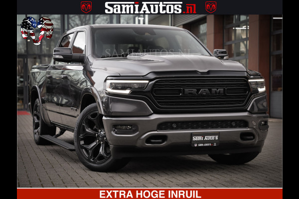 Dodge Ram 1500 LIMITED SPORT | 5.7 V8 HEMI 402PK | MEEST VOLLE LIMITED | PRACHTIGE KLEUR GRANITE CRYSTAL PEARL | CREW CAB | DUBBELE CABINE DC 5 PERSOONS | CREW CAB 5 PERSOONS | DUBBELE CABINE DC | MEEST ROYALE EN COMFORTABELE BEDRIJFSAUTO | HEAD-UP | LUCHTVERING | RONDOM CAMERA | MWK KLEP | PANORAMA DAK |
