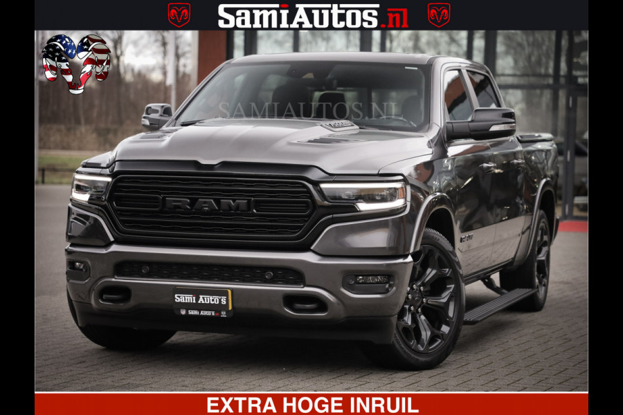 Dodge Ram 1500 LIMITED SPORT | 5.7 V8 HEMI 402PK | MEEST VOLLE LIMITED | PRACHTIGE KLEUR GRANITE CRYSTAL PEARL | CREW CAB | DUBBELE CABINE DC 5 PERSOONS | CREW CAB 5 PERSOONS | DUBBELE CABINE DC | MEEST ROYALE EN COMFORTABELE BEDRIJFSAUTO | HEAD-UP | LUCHTVERING | RONDOM CAMERA | MWK KLEP | PANORAMA DAK |