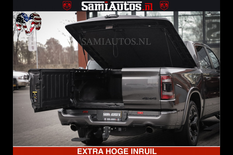 Dodge Ram 1500 LIMITED SPORT | 5.7 V8 HEMI 402PK | MEEST VOLLE LIMITED | PRACHTIGE KLEUR GRANITE CRYSTAL PEARL | CREW CAB | DUBBELE CABINE DC 5 PERSOONS | CREW CAB 5 PERSOONS | DUBBELE CABINE DC | MEEST ROYALE EN COMFORTABELE BEDRIJFSAUTO | HEAD-UP | LUCHTVERING | RONDOM CAMERA | MWK KLEP | PANORAMA DAK |