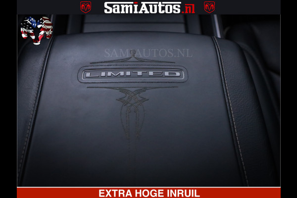 Dodge Ram 1500 LIMITED SPORT | 5.7 V8 HEMI 402PK | MEEST VOLLE LIMITED | PRACHTIGE KLEUR GRANITE CRYSTAL PEARL | CREW CAB | DUBBELE CABINE DC 5 PERSOONS | CREW CAB 5 PERSOONS | DUBBELE CABINE DC | MEEST ROYALE EN COMFORTABELE BEDRIJFSAUTO | HEAD-UP | LUCHTVERING | RONDOM CAMERA | MWK KLEP | PANORAMA DAK |