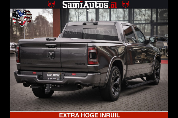 Dodge Ram 1500 LIMITED SPORT | 5.7 V8 HEMI 402PK | MEEST VOLLE LIMITED | PRACHTIGE KLEUR GRANITE CRYSTAL PEARL | CREW CAB | DUBBELE CABINE DC 5 PERSOONS | CREW CAB 5 PERSOONS | DUBBELE CABINE DC | MEEST ROYALE EN COMFORTABELE BEDRIJFSAUTO | HEAD-UP | LUCHTVERING | RONDOM CAMERA | MWK KLEP | PANORAMA DAK |