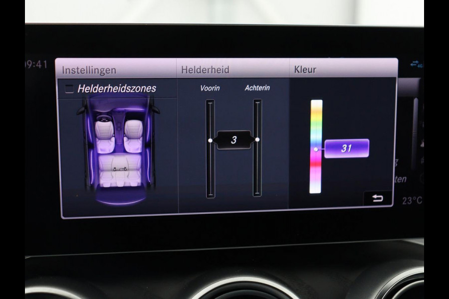 Mercedes-Benz C-Klasse 300e AMG | Panoramadak | 360 Camera | Stoelverwarming | Leder/Alcantara | Carplay | Sfeerverlichting | Park Assist | Navigatie | Full LED | PHEV | Plug In