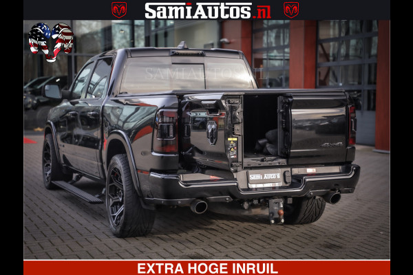 Dodge Ram 1500 LIMITED BLACK OPS | 5.7 V8 402 PK HEMI | MEEST VOLLE EN LUXE UITVOERING | CREW CAB | DUBBELE CABINE DC 5 PERSOONS | CREW CAB 5 PERSOONS | DUBBELE CABINE DC | MEEST ROYALE EN COMFORTABELE BEDRIJFSAUTO | HEAD-UP | LUCHTVERING | RONDOM CAMERA | MWK KLEP | PANORAMA DAK |