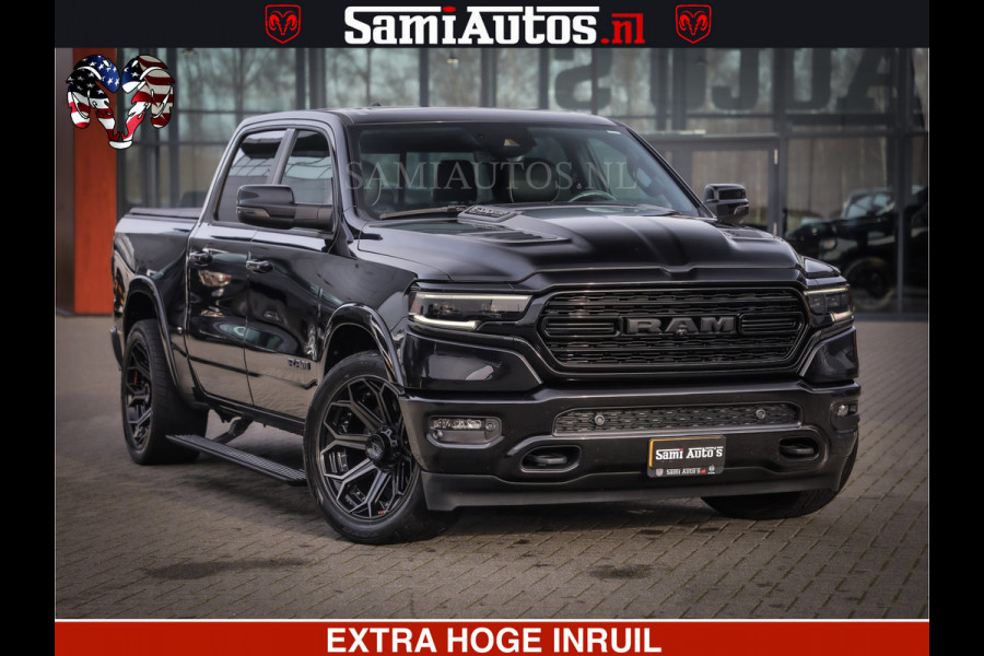Dodge Ram 1500 LIMITED BLACK OPS | 5.7 V8 402 PK HEMI | MEEST VOLLE EN LUXE UITVOERING | CREW CAB | DUBBELE CABINE DC 5 PERSOONS | CREW CAB 5 PERSOONS | DUBBELE CABINE DC | MEEST ROYALE EN COMFORTABELE BEDRIJFSAUTO | HEAD-UP | LUCHTVERING | RONDOM CAMERA | MWK KLEP | PANORAMA DAK |
