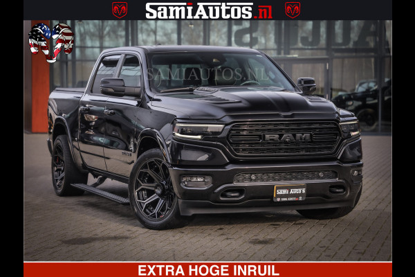Dodge Ram 1500 LIMITED BLACK OPS | 5.7 V8 402 PK HEMI | MEEST VOLLE EN LUXE UITVOERING | CREW CAB | DUBBELE CABINE DC 5 PERSOONS | CREW CAB 5 PERSOONS | DUBBELE CABINE DC | MEEST ROYALE EN COMFORTABELE BEDRIJFSAUTO | HEAD-UP | LUCHTVERING | RONDOM CAMERA | MWK KLEP | PANORAMA DAK |