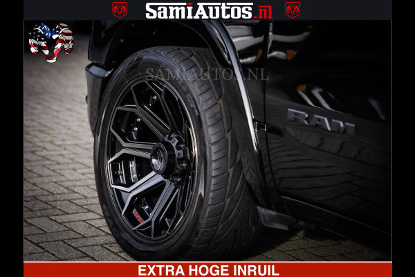 Dodge Ram 1500 LIMITED BLACK OPS | 5.7 V8 402 PK HEMI | MEEST VOLLE EN LUXE UITVOERING | CREW CAB | DUBBELE CABINE DC 5 PERSOONS | CREW CAB 5 PERSOONS | DUBBELE CABINE DC | MEEST ROYALE EN COMFORTABELE BEDRIJFSAUTO | HEAD-UP | LUCHTVERING | RONDOM CAMERA | MWK KLEP | PANORAMA DAK |