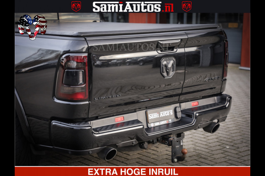 Dodge Ram 1500 LIMITED BLACK OPS | 5.7 V8 402 PK HEMI | MEEST VOLLE EN LUXE UITVOERING | CREW CAB | DUBBELE CABINE DC 5 PERSOONS | CREW CAB 5 PERSOONS | DUBBELE CABINE DC | MEEST ROYALE EN COMFORTABELE BEDRIJFSAUTO | HEAD-UP | LUCHTVERING | RONDOM CAMERA | MWK KLEP | PANORAMA DAK |