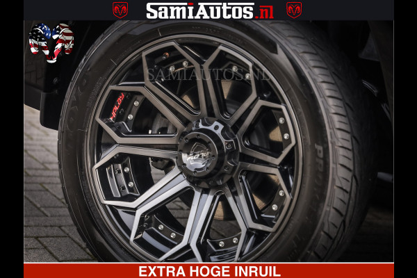 Dodge Ram 1500 LIMITED BLACK OPS | 5.7 V8 402 PK HEMI | MEEST VOLLE EN LUXE UITVOERING | CREW CAB | DUBBELE CABINE DC 5 PERSOONS | CREW CAB 5 PERSOONS | DUBBELE CABINE DC | MEEST ROYALE EN COMFORTABELE BEDRIJFSAUTO | HEAD-UP | LUCHTVERING | RONDOM CAMERA | MWK KLEP | PANORAMA DAK |