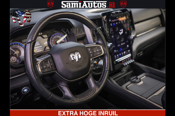 Dodge Ram 1500 LIMITED BLACK OPS | 5.7 V8 402 PK HEMI | MEEST VOLLE EN LUXE UITVOERING | CREW CAB | DUBBELE CABINE DC 5 PERSOONS | CREW CAB 5 PERSOONS | DUBBELE CABINE DC | MEEST ROYALE EN COMFORTABELE BEDRIJFSAUTO | HEAD-UP | LUCHTVERING | RONDOM CAMERA | MWK KLEP | PANORAMA DAK |