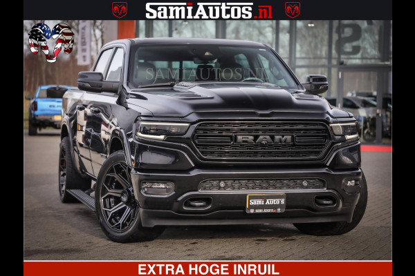 Dodge Ram 1500 LIMITED BLACK OPS | 5.7 V8 402 PK HEMI | MEEST VOLLE EN LUXE UITVOERING | CREW CAB | DUBBELE CABINE DC 5 PERSOONS | CREW CAB 5 PERSOONS | DUBBELE CABINE DC | MEEST ROYALE EN COMFORTABELE BEDRIJFSAUTO | HEAD-UP | LUCHTVERING | RONDOM CAMERA | MWK KLEP | PANORAMA DAK |
