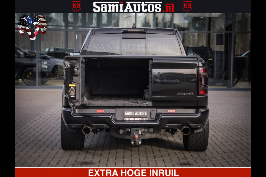 Dodge Ram 1500 LIMITED BLACK OPS | 5.7 V8 402 PK HEMI | MEEST VOLLE EN LUXE UITVOERING | CREW CAB | DUBBELE CABINE DC 5 PERSOONS | CREW CAB 5 PERSOONS | DUBBELE CABINE DC | MEEST ROYALE EN COMFORTABELE BEDRIJFSAUTO | HEAD-UP | LUCHTVERING | RONDOM CAMERA | MWK KLEP | PANORAMA DAK |
