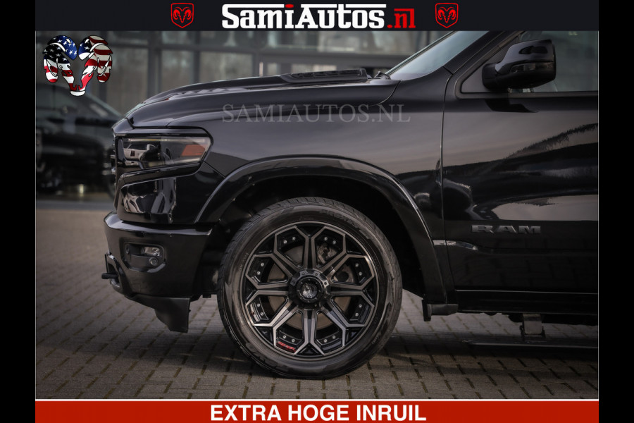 Dodge Ram 1500 LIMITED BLACK OPS | 5.7 V8 402 PK HEMI | MEEST VOLLE EN LUXE UITVOERING | CREW CAB | DUBBELE CABINE DC 5 PERSOONS | CREW CAB 5 PERSOONS | DUBBELE CABINE DC | MEEST ROYALE EN COMFORTABELE BEDRIJFSAUTO | HEAD-UP | LUCHTVERING | RONDOM CAMERA | MWK KLEP | PANORAMA DAK |