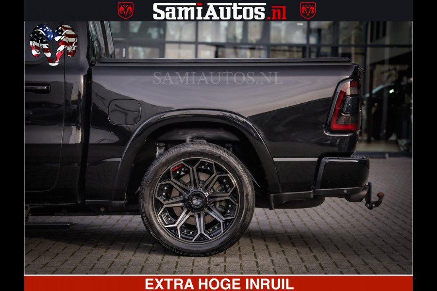 Dodge Ram 1500 LIMITED BLACK OPS | 5.7 V8 402 PK HEMI | MEEST VOLLE EN LUXE UITVOERING | CREW CAB | DUBBELE CABINE DC 5 PERSOONS | CREW CAB 5 PERSOONS | DUBBELE CABINE DC | MEEST ROYALE EN COMFORTABELE BEDRIJFSAUTO | HEAD-UP | LUCHTVERING | RONDOM CAMERA | MWK KLEP | PANORAMA DAK |