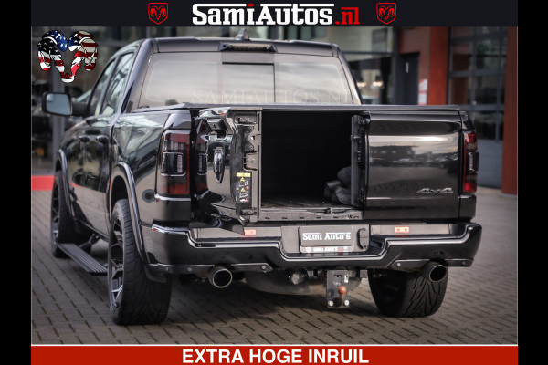 Dodge Ram 1500 LIMITED BLACK OPS | 5.7 V8 402 PK HEMI | MEEST VOLLE EN LUXE UITVOERING | CREW CAB | DUBBELE CABINE DC 5 PERSOONS | CREW CAB 5 PERSOONS | DUBBELE CABINE DC | MEEST ROYALE EN COMFORTABELE BEDRIJFSAUTO | HEAD-UP | LUCHTVERING | RONDOM CAMERA | MWK KLEP | PANORAMA DAK |