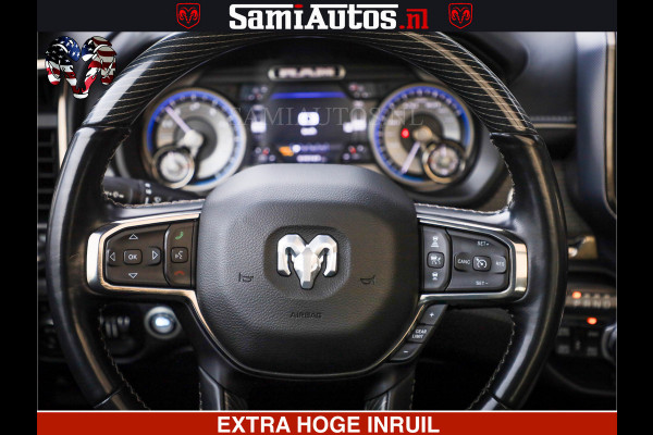 Dodge Ram 1500 LIMITED BLACK OPS | 5.7 V8 402 PK HEMI | MEEST VOLLE EN LUXE UITVOERING | CREW CAB | DUBBELE CABINE DC 5 PERSOONS | CREW CAB 5 PERSOONS | DUBBELE CABINE DC | MEEST ROYALE EN COMFORTABELE BEDRIJFSAUTO | HEAD-UP | LUCHTVERING | RONDOM CAMERA | MWK KLEP | PANORAMA DAK |