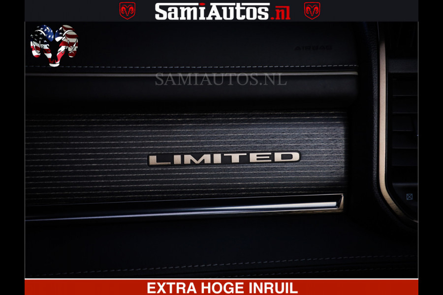 Dodge Ram 1500 LIMITED BLACK OPS | 5.7 V8 402 PK HEMI | MEEST VOLLE EN LUXE UITVOERING | CREW CAB | DUBBELE CABINE DC 5 PERSOONS | CREW CAB 5 PERSOONS | DUBBELE CABINE DC | MEEST ROYALE EN COMFORTABELE BEDRIJFSAUTO | HEAD-UP | LUCHTVERING | RONDOM CAMERA | MWK KLEP | PANORAMA DAK |