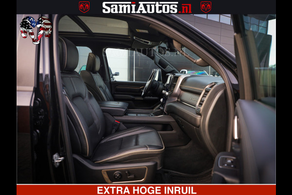 Dodge Ram 1500 LIMITED BLACK OPS | 5.7 V8 402 PK HEMI | MEEST VOLLE EN LUXE UITVOERING | CREW CAB | DUBBELE CABINE DC 5 PERSOONS | CREW CAB 5 PERSOONS | DUBBELE CABINE DC | MEEST ROYALE EN COMFORTABELE BEDRIJFSAUTO | HEAD-UP | LUCHTVERING | RONDOM CAMERA | MWK KLEP | PANORAMA DAK |