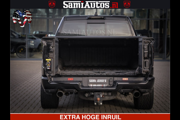 Dodge Ram 1500 LIMITED BLACK OPS | 5.7 V8 402 PK HEMI | MEEST VOLLE EN LUXE UITVOERING | CREW CAB | DUBBELE CABINE DC 5 PERSOONS | CREW CAB 5 PERSOONS | DUBBELE CABINE DC | MEEST ROYALE EN COMFORTABELE BEDRIJFSAUTO | HEAD-UP | LUCHTVERING | RONDOM CAMERA | MWK KLEP | PANORAMA DAK |