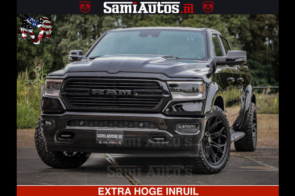 Dodge Ram 1500 Laramie Sport | HEMI 5.7 V8 4x4 | LPG | Grootscherm 12" | LARAMIE PERFORMANCE | ZWART | CREWCAB 5'7 | GRIJSKENTEKEN | DUBBELE CABINE | 5 Persoons | VOORRAAD NR 2525 - 1256