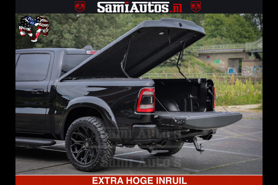 Dodge Ram 1500 Laramie Sport | HEMI 5.7 V8 4x4 | LPG | Grootscherm 12" | LARAMIE PERFORMANCE | ZWART | CREWCAB 5'7 | GRIJSKENTEKEN | DUBBELE CABINE | 5 Persoons | VOORRAAD NR 2525 - 1256