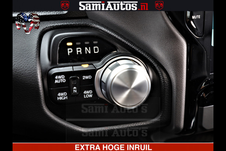 Dodge Ram 1500 Laramie Sport | HEMI 5.7 V8 4x4 | LPG | Grootscherm 12" | LARAMIE PERFORMANCE | ZWART | CREWCAB 5'7 | GRIJSKENTEKEN | DUBBELE CABINE | 5 Persoons | VOORRAAD NR 2525 - 1256