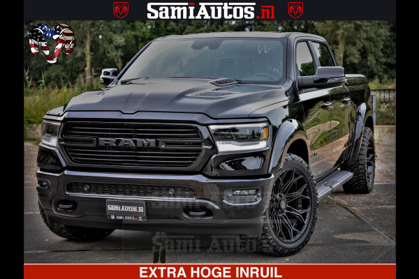 Dodge Ram 1500 Laramie Sport | HEMI 5.7 V8 4x4 | LPG | Grootscherm 12" | LARAMIE PERFORMANCE | ZWART | CREWCAB 5'7 | GRIJSKENTEKEN | DUBBELE CABINE | 5 Persoons | VOORRAAD NR 2525 - 1256