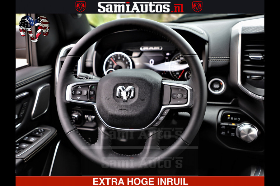 Dodge Ram 1500 Laramie Sport | HEMI 5.7 V8 4x4 | LPG | Grootscherm 12" | LARAMIE PERFORMANCE | ZWART | CREWCAB 5'7 | GRIJSKENTEKEN | DUBBELE CABINE | 5 Persoons | VOORRAAD NR 2525 - 1256