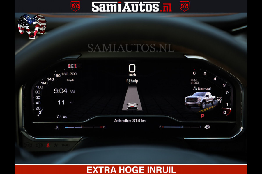 GMC Sierra AT4 6.2 V8 4X4 | LPG | VIRTUAL COCKPIT | HUD | BOM VOL | DC | RAM DEALER NEDERLAND | | GRIJSKENTEKEN | DUBBELE CABINE | PICK UP | VOORRAAD 261530 |
