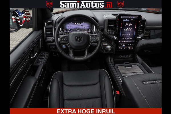 Dodge Ram 1500 Limited Night High Output 540HP 706Nm | Massage + Full Option | De Meest Luxe en Volle Pick-Up in zijn Klasse | Comfortabele Dubbele Cabine met Royale 5 Zitplaatsen | BPM vrij | Nu Leverbaar uit Voorraad | Voorraad Nr 2300 - 7689