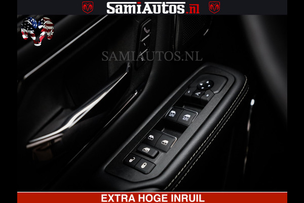 Dodge Ram 1500 Limited Night High Output 540HP 706Nm | Massage + Full Option | De Meest Luxe en Volle Pick-Up in zijn Klasse | Comfortabele Dubbele Cabine met Royale 5 Zitplaatsen | BPM vrij | Nu Leverbaar uit Voorraad | Voorraad Nr 2300 - 7689