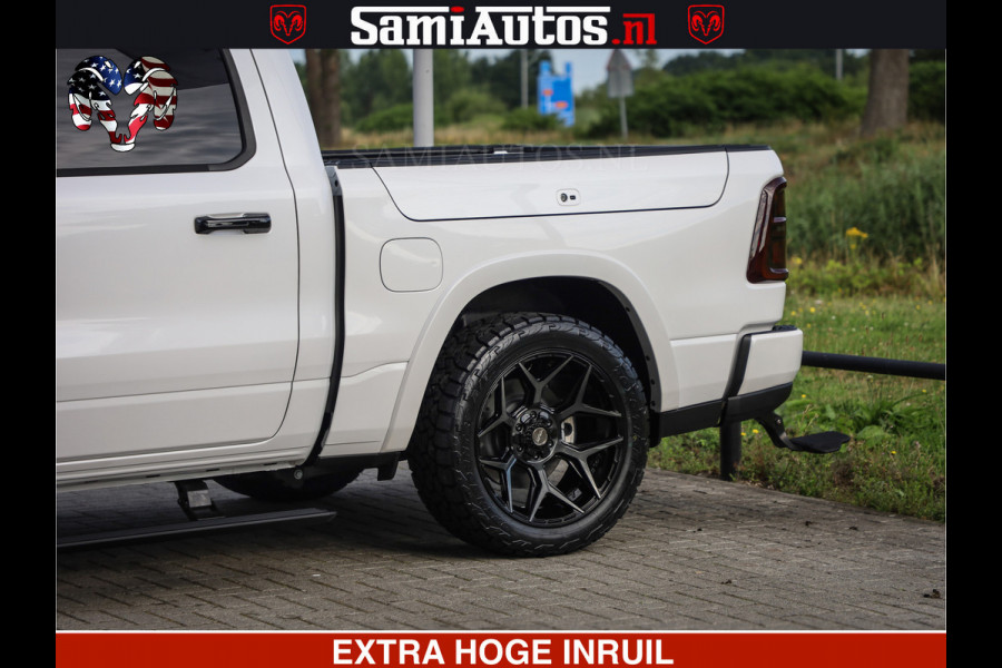 Dodge Ram 1500 Limited Night High Output 540HP 706Nm | Massage + Full Option | De Meest Luxe en Volle Pick-Up in zijn Klasse | Comfortabele Dubbele Cabine met Royale 5 Zitplaatsen | BPM vrij | Nu Leverbaar uit Voorraad | Voorraad Nr 2351 - 7478