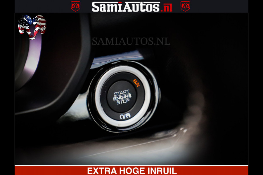 Dodge Ram 1500 Limited Night High Output 540HP 706Nm | Massage + Full Option | De Meest Luxe en Volle Pick-Up in zijn Klasse | Comfortabele Dubbele Cabine met Royale 5 Zitplaatsen | BPM vrij | Nu Leverbaar uit Voorraad | Voorraad Nr 2351 - 7478