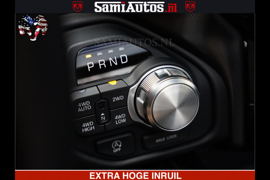 Dodge Ram 1500 Limited Night High Output 540HP 706Nm | Massage + Full Option | De Meest Luxe en Volle Pick-Up in zijn Klasse | Comfortabele Dubbele Cabine met Royale 5 Zitplaatsen | BPM vrij | Nu Leverbaar uit Voorraad | Voorraad Nr 2351 - 7478