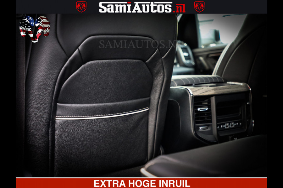 Dodge Ram 1500 Limited Night High Output 540HP 706Nm | Massage + Full Option | De Meest Luxe en Volle Pick-Up in zijn Klasse | Comfortabele Dubbele Cabine met Royale 5 Zitplaatsen | BPM vrij | Nu Leverbaar uit Voorraad | Voorraad Nr 2351 - 7478