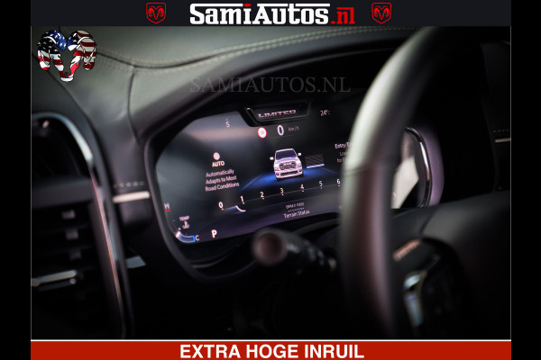Dodge Ram 1500 Limited Night High Output 540HP 706Nm | Massage + Full Option | De Meest Luxe en Volle Pick-Up in zijn Klasse | Comfortabele Dubbele Cabine met Royale 5 Zitplaatsen | BPM vrij | Nu Leverbaar uit Voorraad | Voorraad Nr 2351 - 7478
