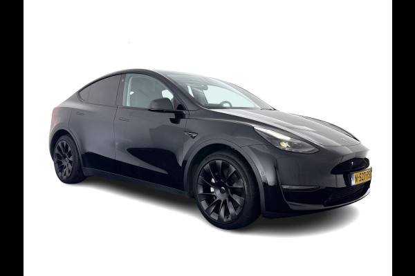 Tesla Model Y Long Range AWD 75 kWh Black-Line [ 3-Fase-11kW ] {SOH-82%} (INCL-BTW) Aut. *PANO | AUTO-PILOT | LEATHER | NAVI-FULLMAP | MATRIX-LED | KEYLESS | CAMERA | DAB+ | HEATED-COMFORTSEATS | PRIVACYGLASS | TOPVIEW | TOWBAR |  20''ALU*