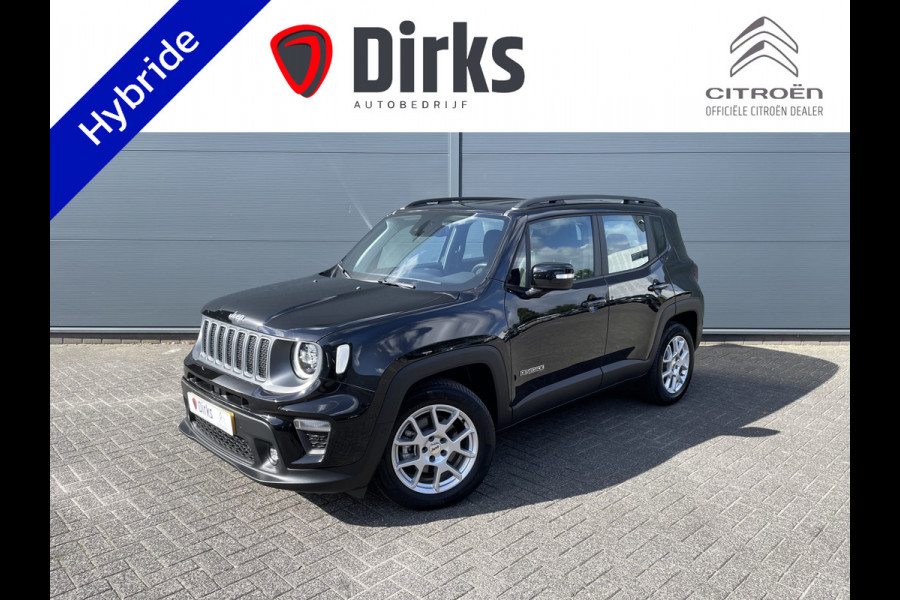 Jeep Renegade 1.5T e-Hybrid Limited (Stoel-/- stuurwiel verwarming - Camera - Keyless Entry - Navigatie - Automatische Airco - LED - Parkeerse