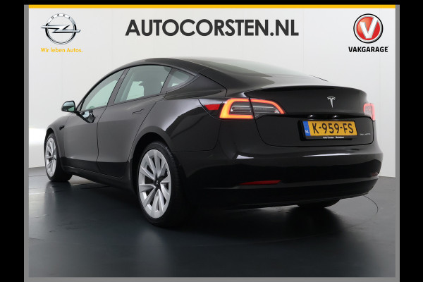 Tesla Model 3 Long Range AWD 75kWh 463pk Facelift Warmtepomp Lmv 19" AutoPilot Leder Panoramadak Adaptive-Cruise Camera's Elektr.-Stuur+Stoele Navi LED DAB Voorverwarmen interieur Keyless One-Pedal-Drive 4WD SOH 87% Origineel Nederlandse Auto Fabrieksgarantie op Accu en Motor tot 21-12-2028/192.00km