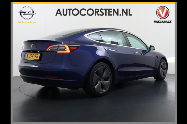 Tesla Model 3 RWD SR plus 325PK SOH 93% LFP Accu AutoPilot Leder Panoramadak Adaptive-Cruise Camera's Elektr.-Stuur+Stoelen+Spiegels+Geheugen+ Navi LED DAB Voorverwarmen Keyless One-Pedal-Drive Lmv 18" 1e Eigenaar Origineel Nederlandse Auto
