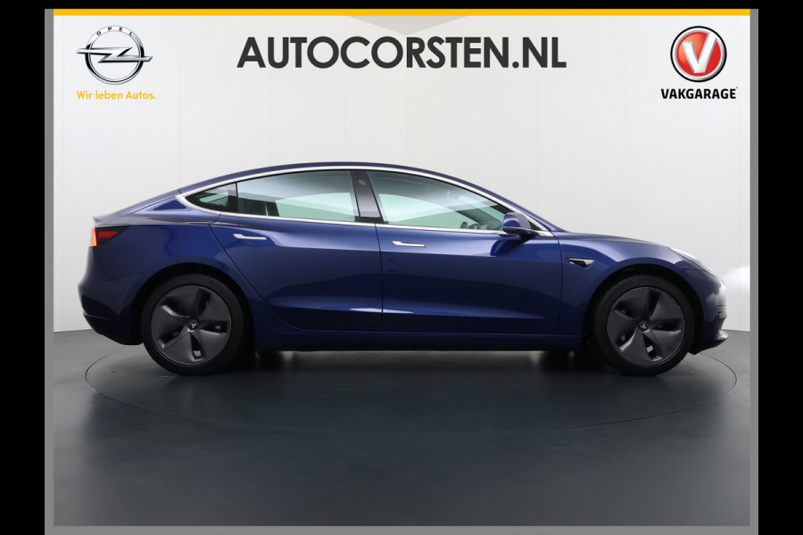 Tesla Model 3 RWD SR plus 325PK SOH 93% LFP Accu AutoPilot Leder Panoramadak Adaptive-Cruise Camera's Elektr.-Stuur+Stoelen+Spiegels+Geheugen+ Navi LED DAB Voorverwarmen Keyless One-Pedal-Drive Lmv 18" 1e Eigenaar Origineel Nederlandse Auto
