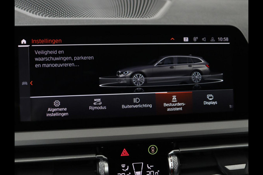 BMW 3 Serie 318i Business Edition | Trekhaak | Sportstoelen | Half leder | Adaptief LED | Carplay | Navigatie | Parkeerhulp | Climate control | Bluetooth | Cruise control