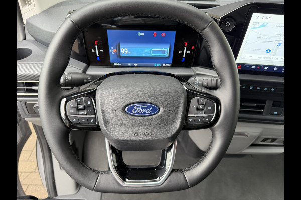 Ford E-Transit Cust. 320 L1H1 Limited 65 kWh/ 218 PK Direct leverbaar/stoel&stuur verwaming/B&O/ Camera