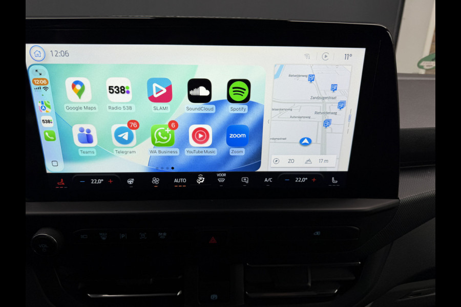 Ford E-Transit Cust. 320 L1H1 Limited 65 kWh/ 218 PK Direct leverbaar/stoel&stuur verwaming/B&O/ Camera