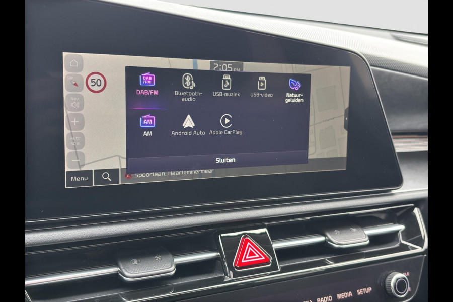 Kia Niro 1.6 GDi Hybrid DynamicPlusLine HUD | Leder | Stoel- en Stuurverwarming | Adapt. Cruise | Schuif/Kanteldak | Elektr. Achterklep |