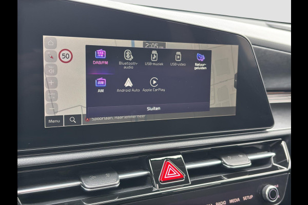 Kia Niro 1.6 GDi Hybrid DynamicPlusLine HUD | Leder | Stoel- en Stuurverwarming | Adapt. Cruise | Schuif/Kanteldak | Elektr. Achterklep |