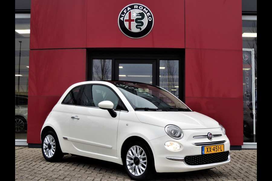 Fiat 500 TwinAir 81PK Lounge | Apple/Android Carplay | Cruise | Climate control | Navigatie |