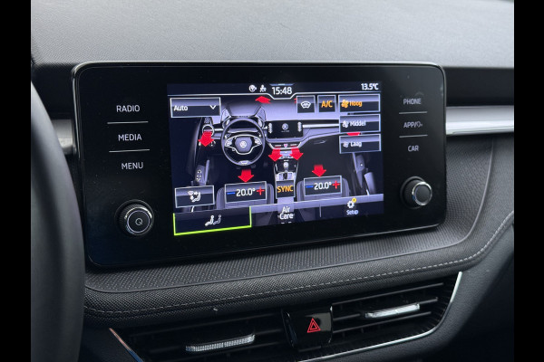 Škoda Fabia 1.0TSI 96PK 5Drs Ecc Navi* Camera Stoelverwarming Apple Carplay Android Auto Cruise Control Pdc Lmv Isofix Privacyglas Led Smartlink Bluetooth Keyless Licht-/regensensor Mooie en complete Skoda Fabia 380 Liter kofferruimte